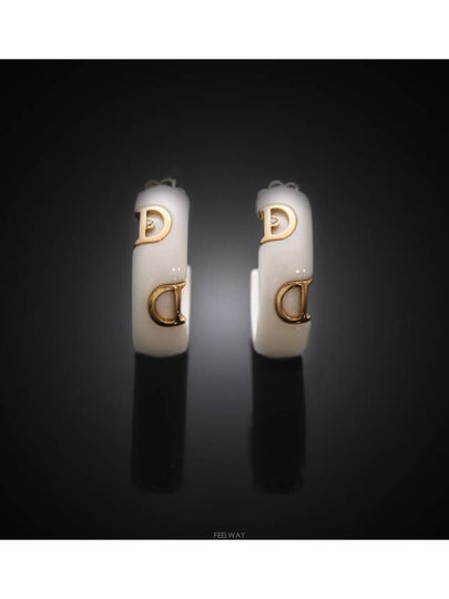 Daejeon Used Luxury Goods 20059341 Dicon White Diamond Earrings - DAMIANI - BALAAN 2