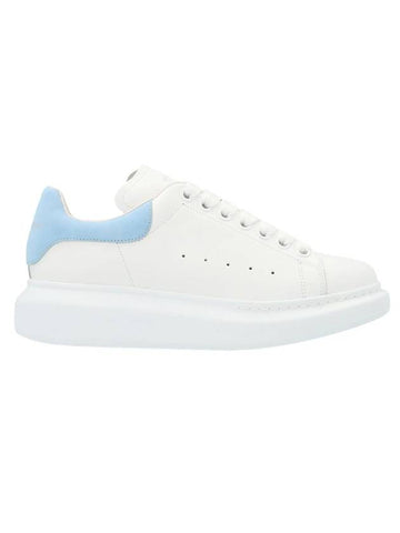 Oversized Low Top Sneakers White Powder Blue - ALEXANDER MCQUEEN - BALAAN 1