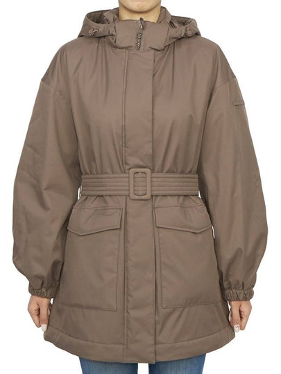 Circolo Hooded Padding Brown - MAX MARA - BALAAN 2