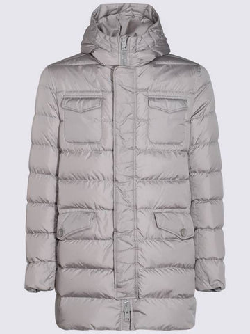 Herno Grey Down Jacket - HERNO - BALAAN 1