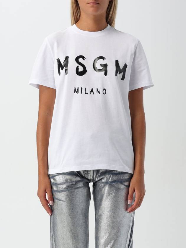 Short Sleeve T-Shirt 2000MDM510200002 PINK PURPLE - MSGM - BALAAN 2