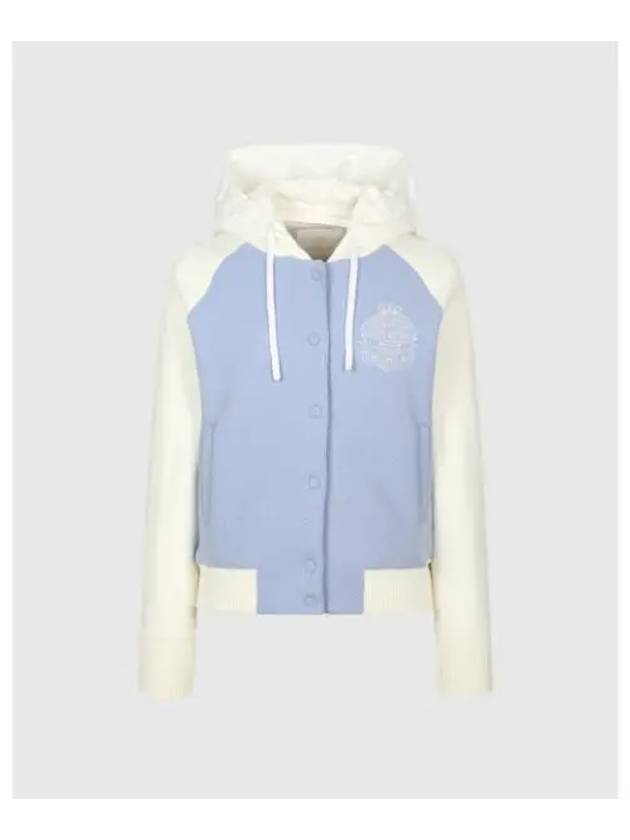 TRAVISMATHEW Women s Full Zip Up Sweater Cardigan Light Blue - TRAVIS SCOTT - BALAAN 1