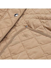 Diamond Quilted Nylon Jacket Archive Beige - BURBERRY - BALAAN 11