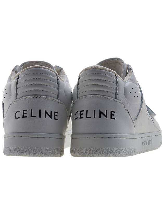 CT02 Velcro Mid-Top Sneakers Optic White - CELINE - BALAAN 5