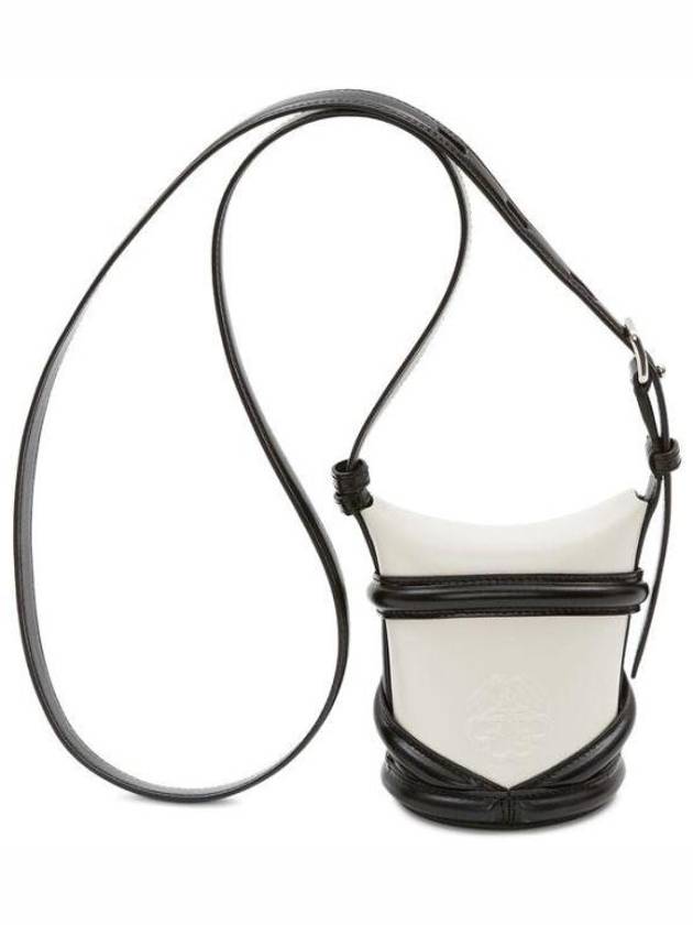 Curve Small Bucket Bag White - ALEXANDER MCQUEEN - BALAAN 4