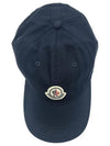 Logo Patch Ball Cap Navy - MONCLER - BALAAN 3