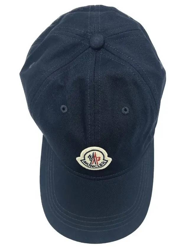 Logo Patch Ball Cap Navy - MONCLER - BALAAN 3