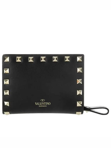 Rockstud Multiflap Half Wallet RW2P0620 BOL 0NO - VALENTINO - BALAAN 1