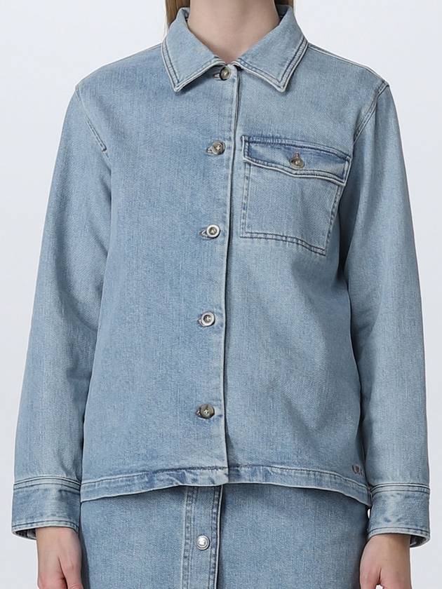 Women's Zenith Denim Jacket Light Blue - A.P.C. - BALAAN.