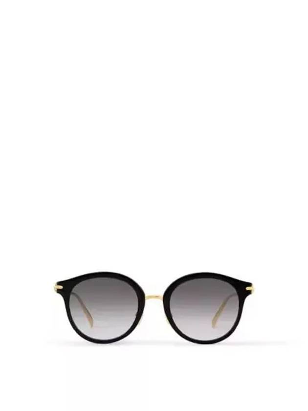 My LV Chain Two Round Sunglasses Black Gold Z2112U - LOUIS VUITTON - BALAAN 2