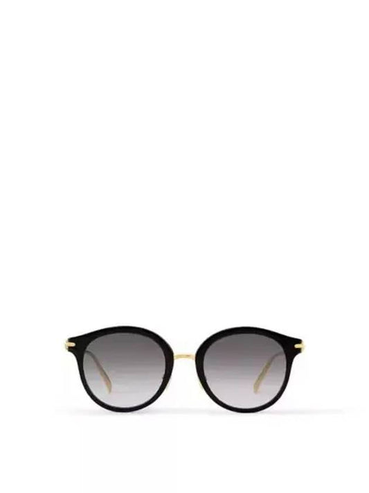 My LV Chain Two Round Sunglasses Black Gold Z2112U - LOUIS VUITTON - BALAAN 1