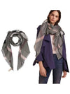 Mega Check Scarf Grey - BURBERRY - BALAAN 2