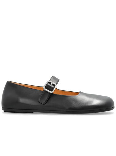 Marsell Leather Ballet Flats, Women's, Black - MARSELL - BALAAN 1