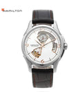 Men's Jazzmaster Open Heart Watch Brown - HAMILTON - BALAAN 3