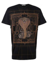 Cobra Graphic Print Short Sleeve T-Shirt Black - GIVENCHY - BALAAN 1