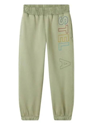 Stella Kids Logo Jogger Pants Khaki - STELLA MCCARTNEY - BALAAN 1