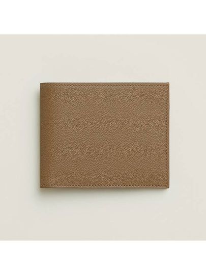 Citizen Twill Compact Card Wallet Brown - HERMES - BALAAN 2