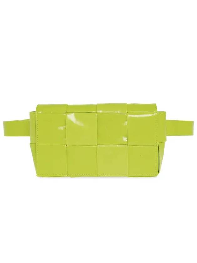 Intrecciato Cassette Mini Belt Bag Acid Kiwi - BOTTEGA VENETA - BALAAN 2