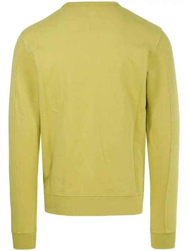 Lens Wappen Light Fleece Sweatshirt Yellow - CP COMPANY - BALAAN 5