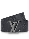 LV Initiales Reversible Monogram Leather Belt Black - LOUIS VUITTON - BALAAN 3