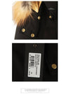 Women's Gold Fur Wafan Long Padding Black - MOOSE KNUCKLES - BALAAN 8