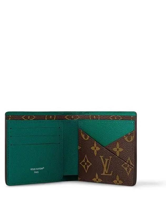 Multiple Half Wallet Brown Green - LOUIS VUITTON - BALAAN 4