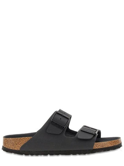 Arizona Double Buckle Slippers Black - BIRKENSTOCK - BALAAN 2