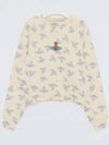 Logo Athletic Sweatshirt Cream - VIVIENNE WESTWOOD - BALAAN 2