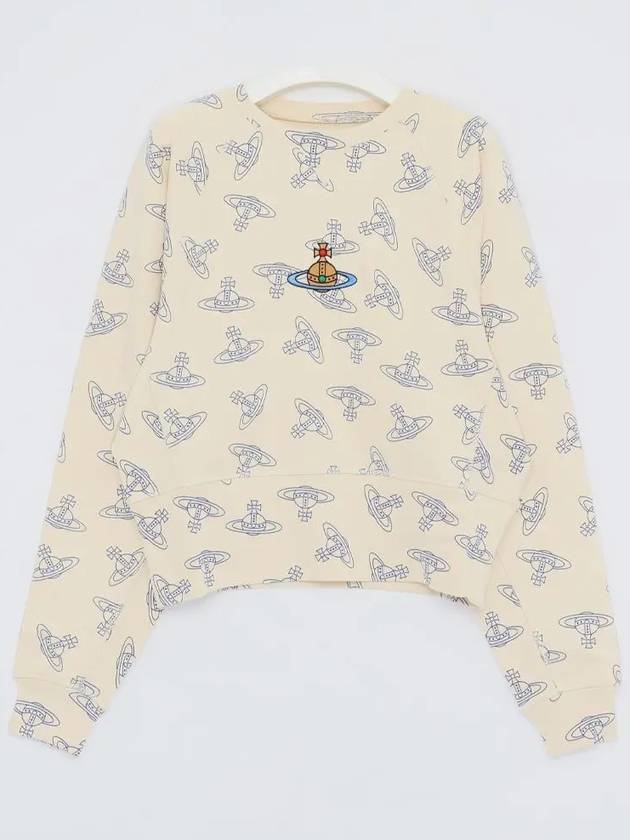 Logo Athletic Sweatshirt Cream - VIVIENNE WESTWOOD - BALAAN 3