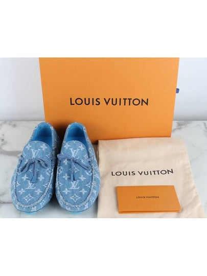 Men s Driving Denim Moccasins 6 5 255 - LOUIS VUITTON - BALAAN 2