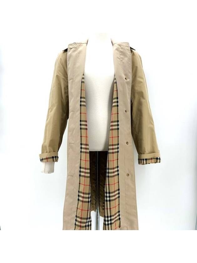 Designer back open cut trench coat - BURBERRY - BALAAN 3