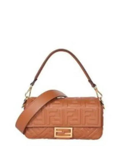 Nappa Leather Shoulder Bag Brown - FENDI - BALAAN 2