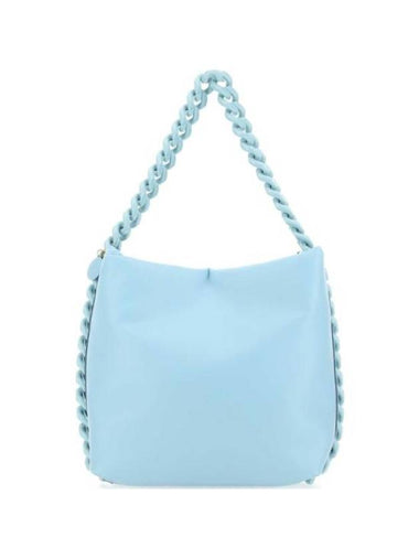 Chain Strap Leather Tote Bag Light Blue - STELLA MCCARTNEY - BALAAN 1