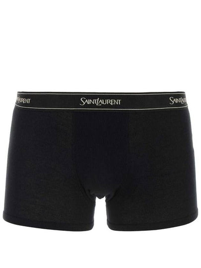 Cotton Panties Black - SAINT LAURENT - BALAAN 2