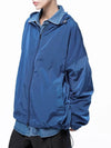 Four Woman Women s W243OT02BL Glisten Hooded Windbreaker Jumper Blue - CHANCE'S NOI - BALAAN 3