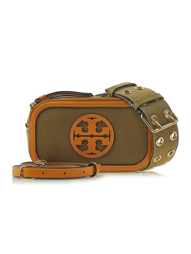 Miller Raffia Mini Cross Bag Orange - TORY BURCH - BALAAN 1