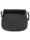 1BH188 Black Brushed Leather Silver Triangle Cleo Mini Hobo Shoulder Bag - PRADA - BALAAN 4