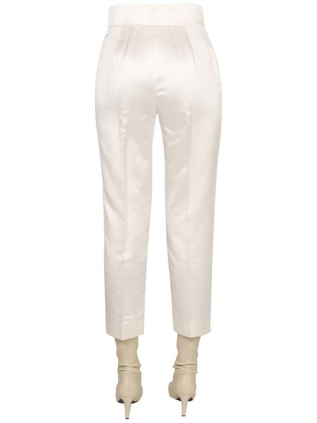 Geisha Straight Pants Optical White - MAX MARA - BALAAN 5