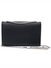 Women s Saint Laurent 354119 Black Leather Silver Tassel Kate Medium Chain Shoulder Bag gt Gangbuk used luxury goods - SAINT LAURENT - BALAAN 6