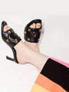 Women's Roman Studded Quilted Sandal Heels - VALENTINO - BALAAN.