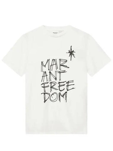 Joeline TS0147FA B3N07E 20WH logo tee - ISABEL MARANT - BALAAN 1