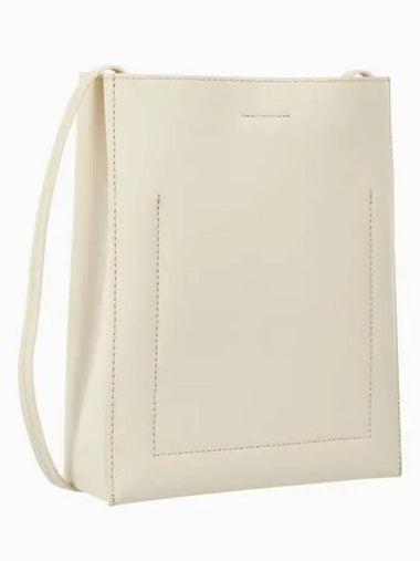 JEANS Women s Ivory Line Leather Crossbody Bag DH3772 YAC - CALVIN KLEIN - BALAAN 1