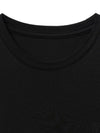 Supima Cotton Luxe Relax Short Sleeve T-Shirt Black - NOIRER FOR WOMEN - BALAAN 10