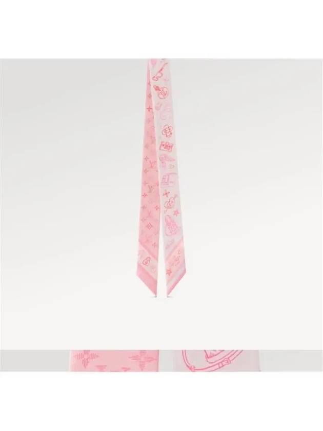 LV Wishlist Scarf Pink - LOUIS VUITTON - BALAAN 4