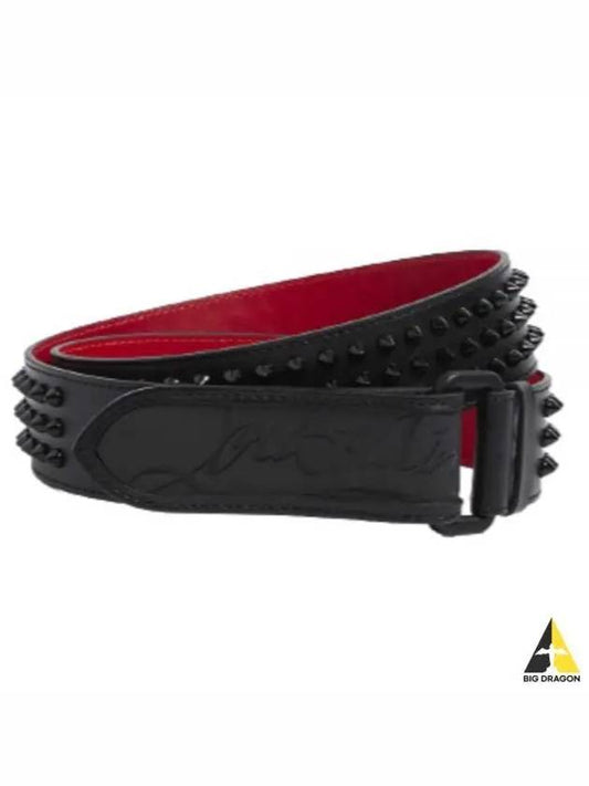 ruby ??spike belt black - CHRISTIAN LOUBOUTIN - BALAAN.