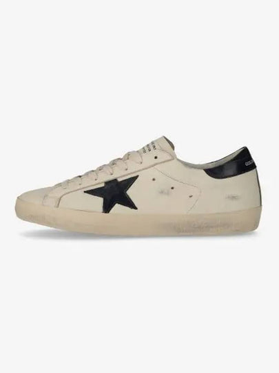 Superstar Beige Night Blue Heel Tab Sneakers - GOLDEN GOOSE - BALAAN 2