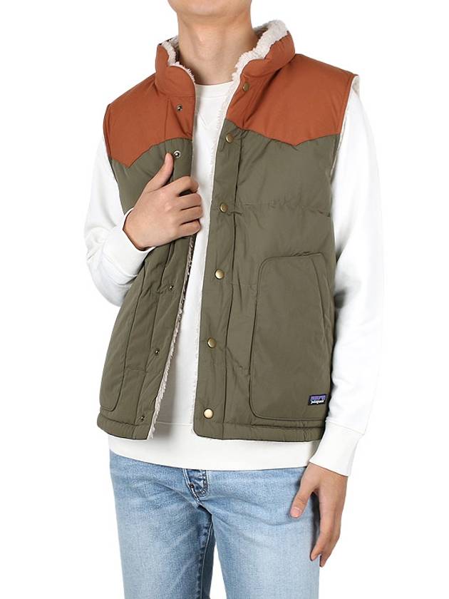 Men's Reversible Bivy Down Vest Green - PATAGONIA - BALAAN 4