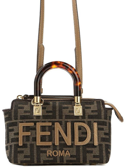 By The Way Monogram Mini Tote Bag Brown - FENDI - BALAAN 2