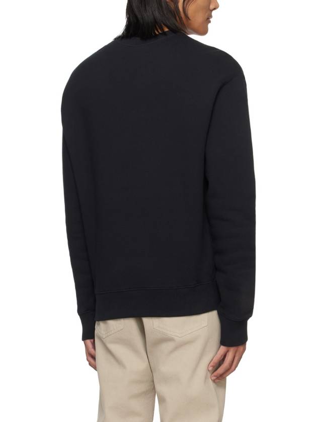 Bold Fox Head Cotton Sweatshirt Black - MAISON KITSUNE - BALAAN 5