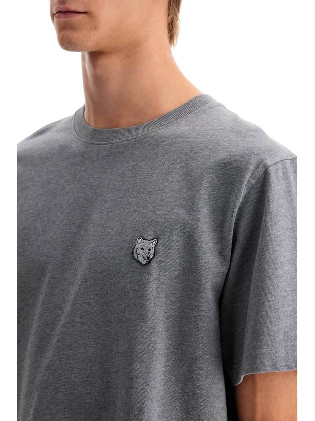 Bold Fox Head Patch Comfort Short Sleeve T-Shirt Grey - MAISON KITSUNE - BALAAN 5